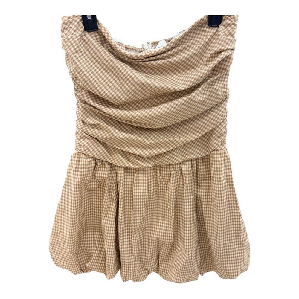 Reformation Clea Strapless Dress Size 12 (size tag cut off) - Picture 3 of 7